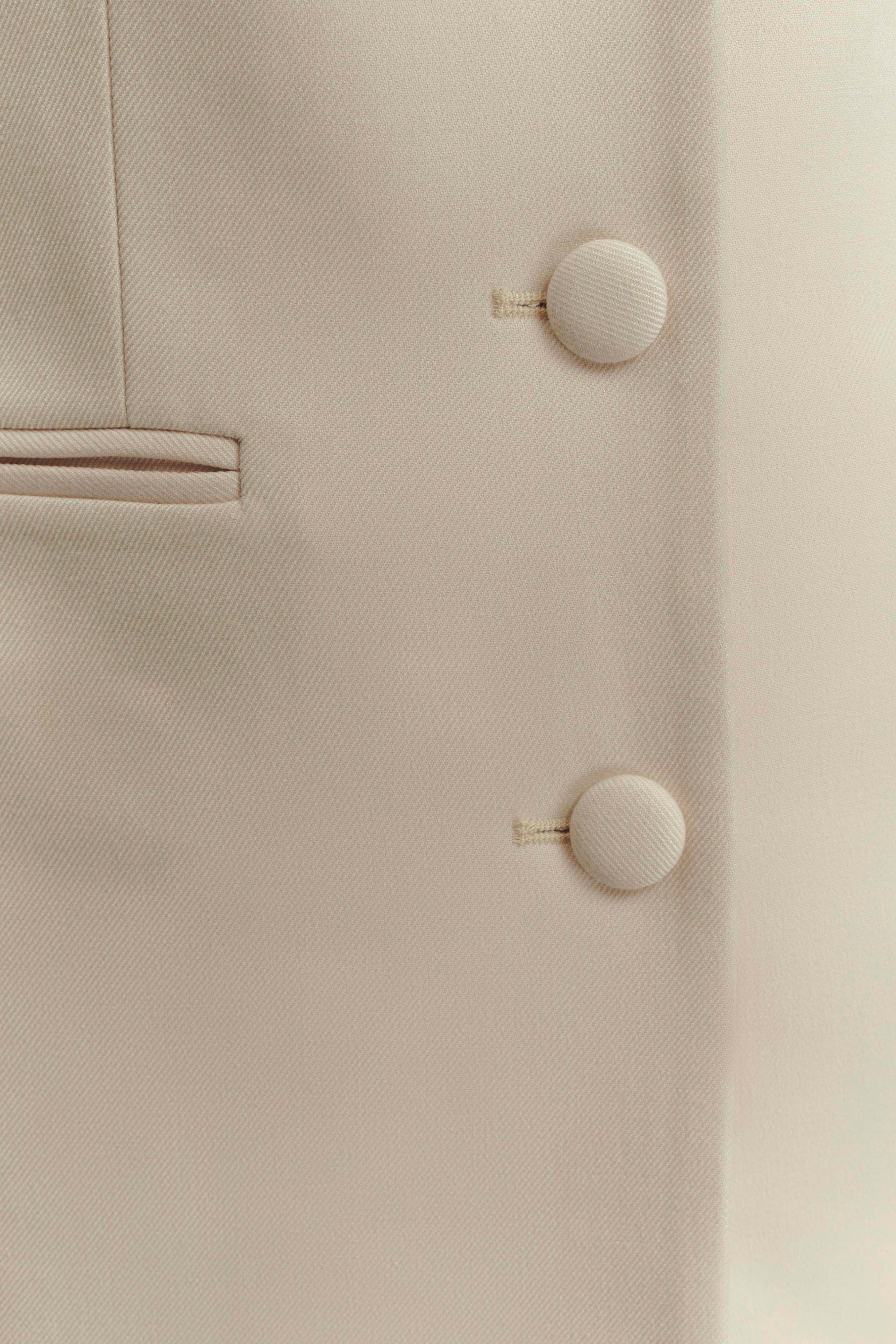 Bellamy Cinched Blazer - Buttermilk