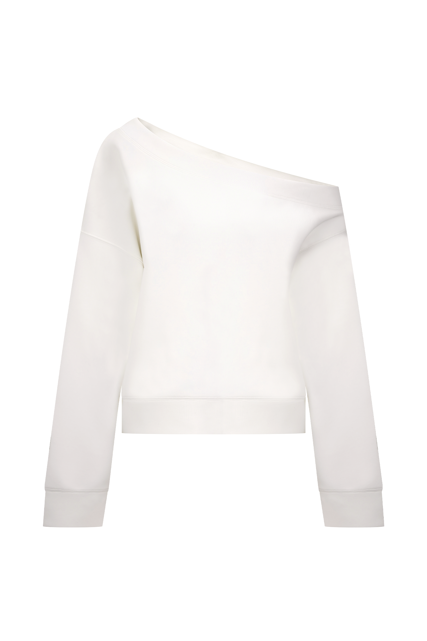 Aiden Slouchy Crew Jumper - Ivory