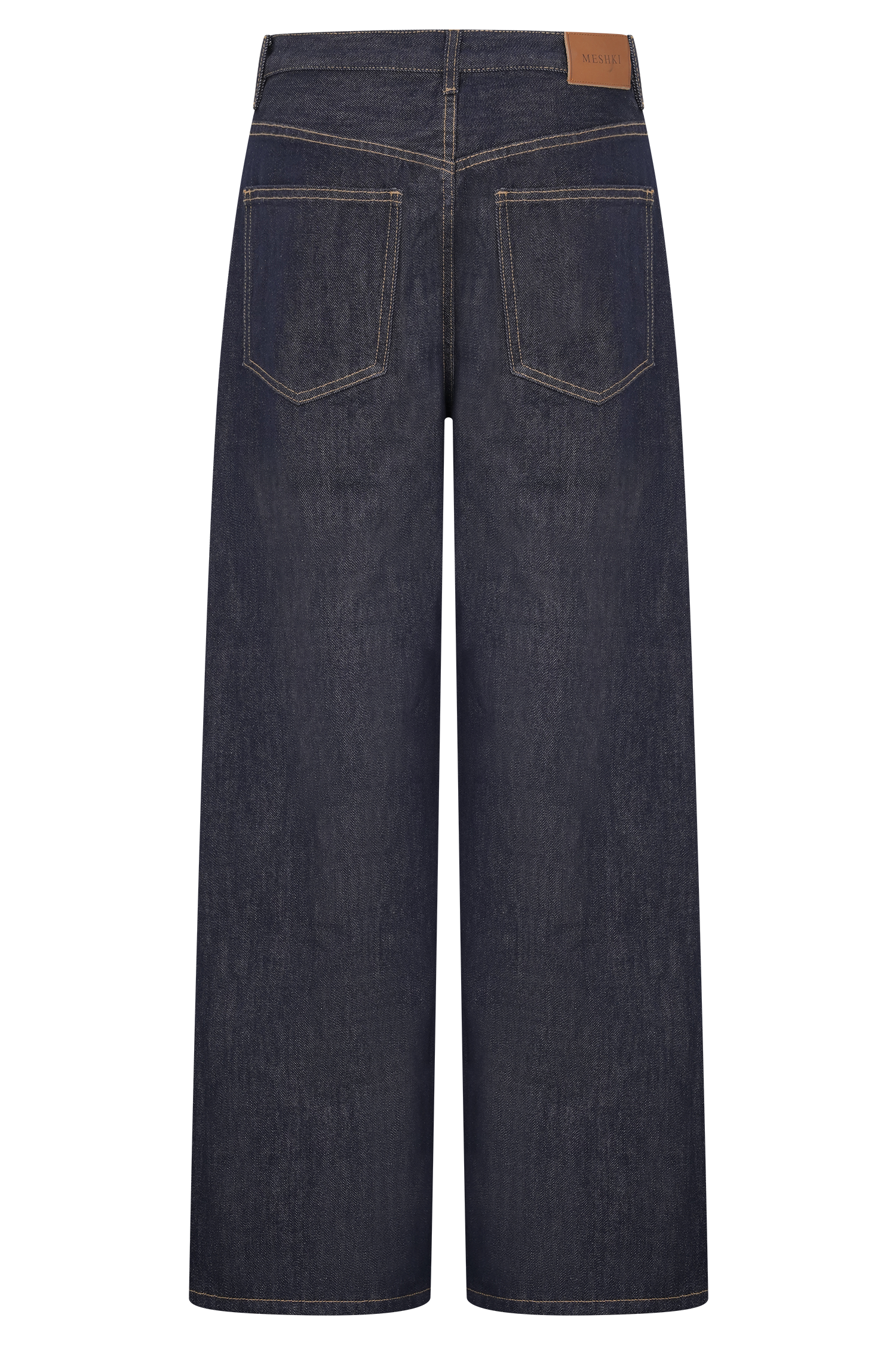 Mannon Mid Rise Denim Jeans - Washed Indigo Blue